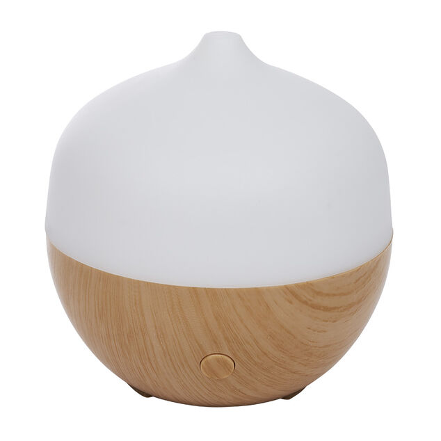 Réveil Lumineux AROMASOUND Kumo – Diffuseur Huiles Essentielles Bluetooth Blanc