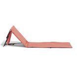 Matelas dossier de plage pliant Funky 153x51xH41cm corail