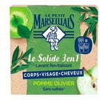 Savon solide 3-en-1 Le Petit Marseillais pomme olivier
