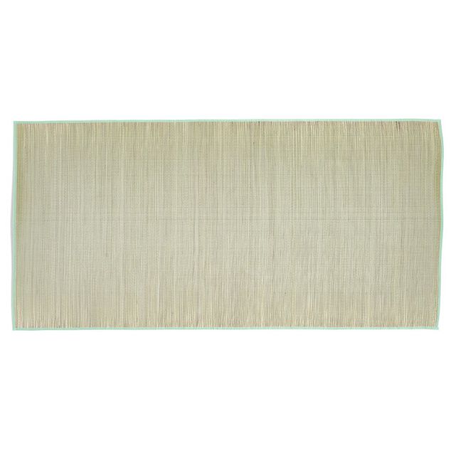 Natte de plage en paille 180x90cm - 3 coloris