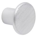 Patère simple 5cm gris argenté