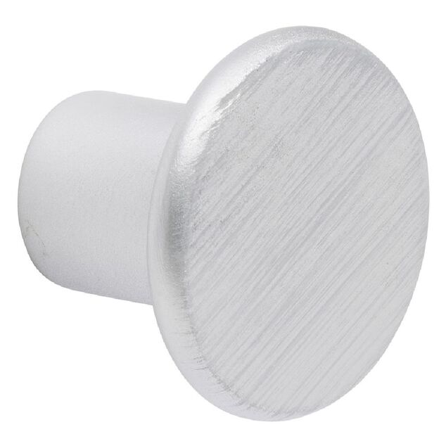 Patère simple 5cm gris argenté