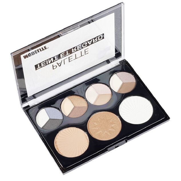 Palette teint et regard fard blush poudre illuminateur Vegan 30g