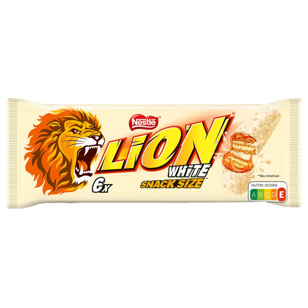 Barres Lion chocolat blanc x5 white snack size 150gr