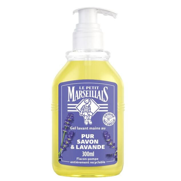 Gel lavant main Le Petit Marseillais pur savon et lavande 300ml