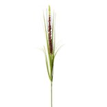 Fleur artificielle 1 tige liatris rouge clair ou fonc&eacute; H90cm