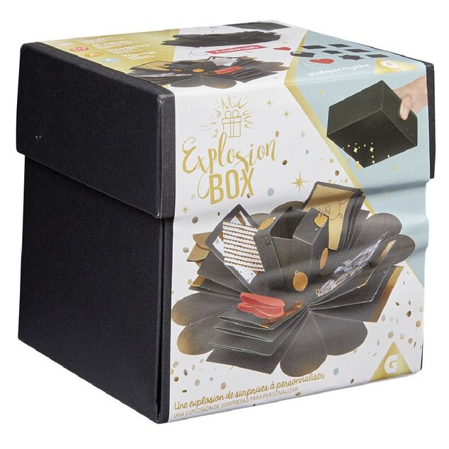Boîte d'emballage à personnaliser Explosion box