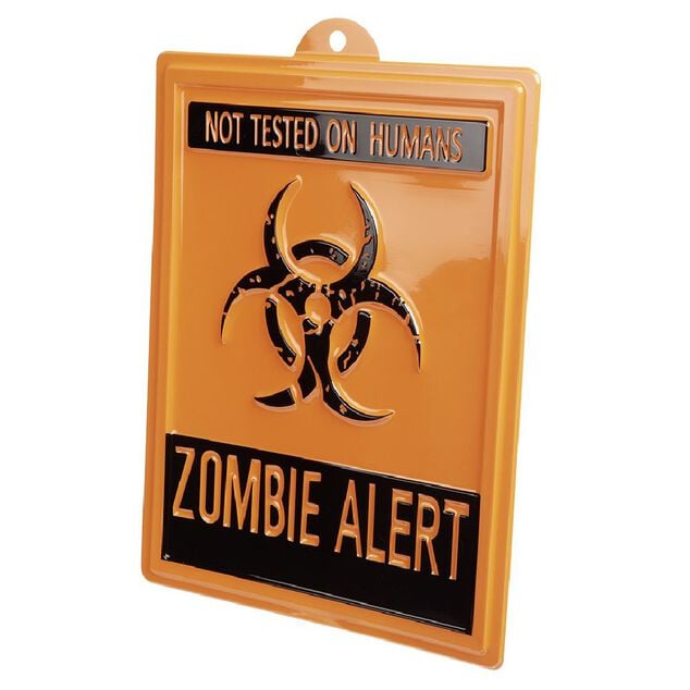 Pancarte zombie danger