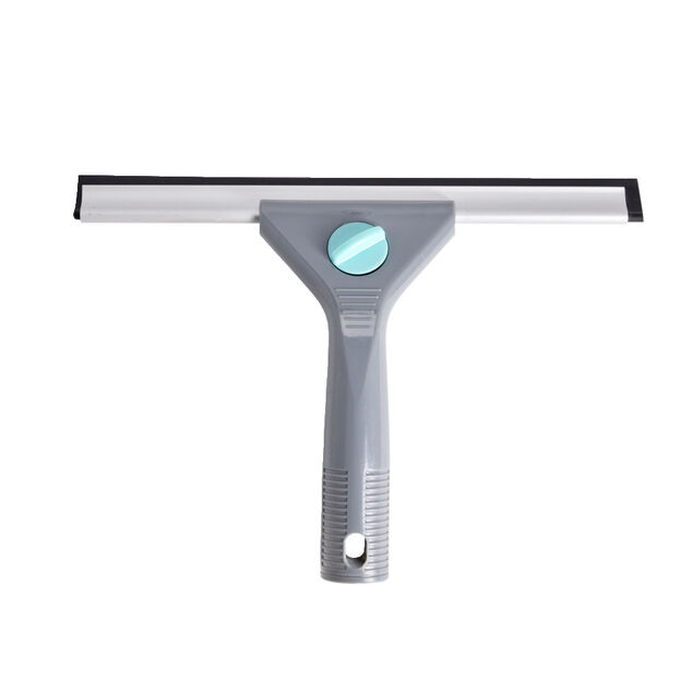 Raclette à vitre alu gris et plastique 18x25cm