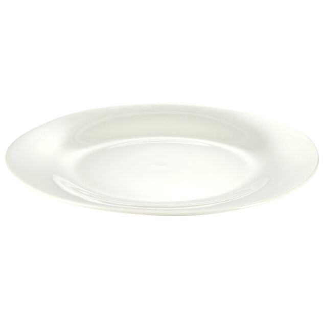 Service à vaisselle en porcelaine blanche 4 personnes (16 pièces)