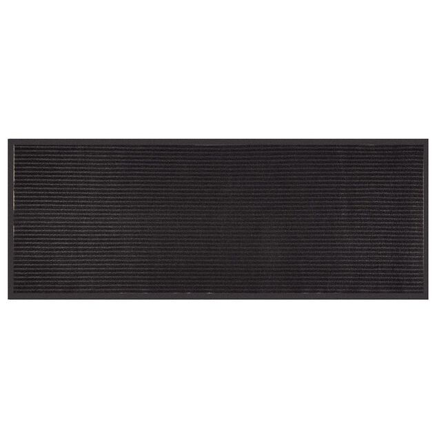 Tapis antipoussière antidérapant noir 160x60cm