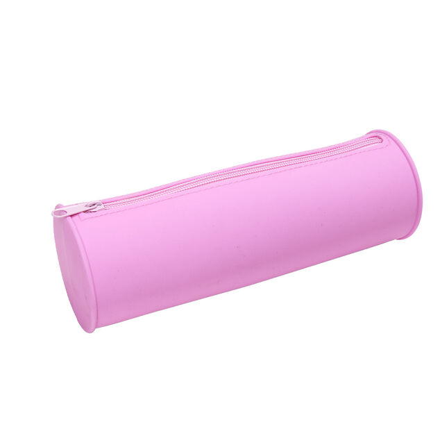 Trousse en silicone bleu ou rose - 2 coloris