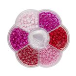 Bo&icirc;te de perles multicolores 30g