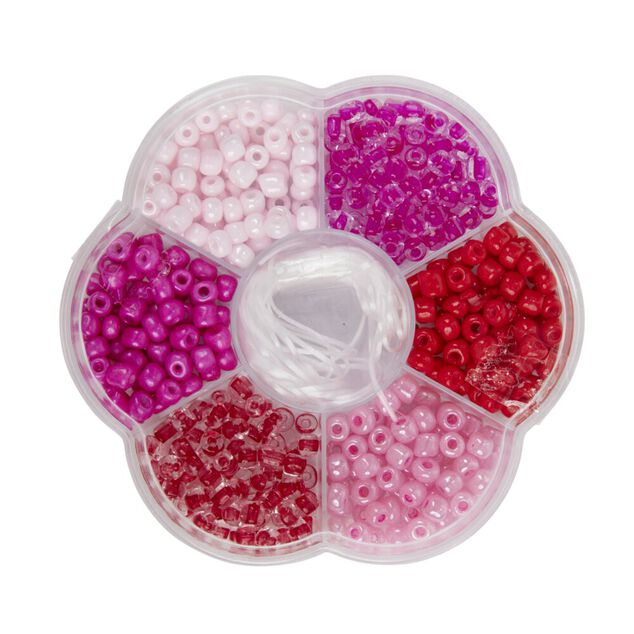 Bo&icirc;te de perles multicolores 30g