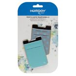 Porte carte pour t&eacute;l&eacute;phone x2