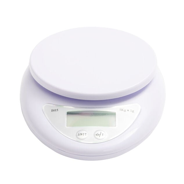 Balance de cuisine &eacute;lectronique max.5kg &eacute;cran LCD
