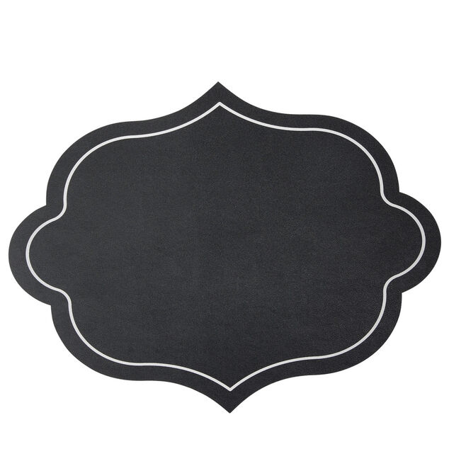 Set de table plastique forme arabesque 34x44cm (2 modèles)