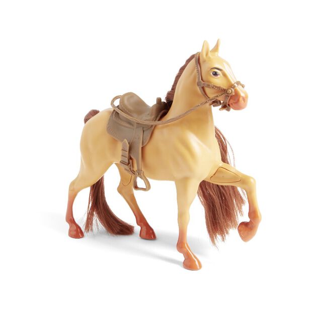 Kit de jeu &eacute;curie et cheval blanc ou marron