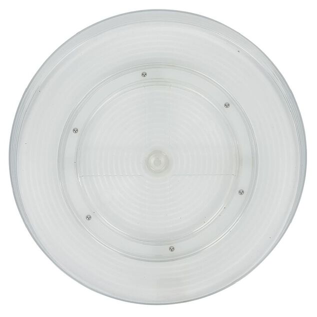 Plateau rotatif en plastique transparent - Ø29,4xH4cm