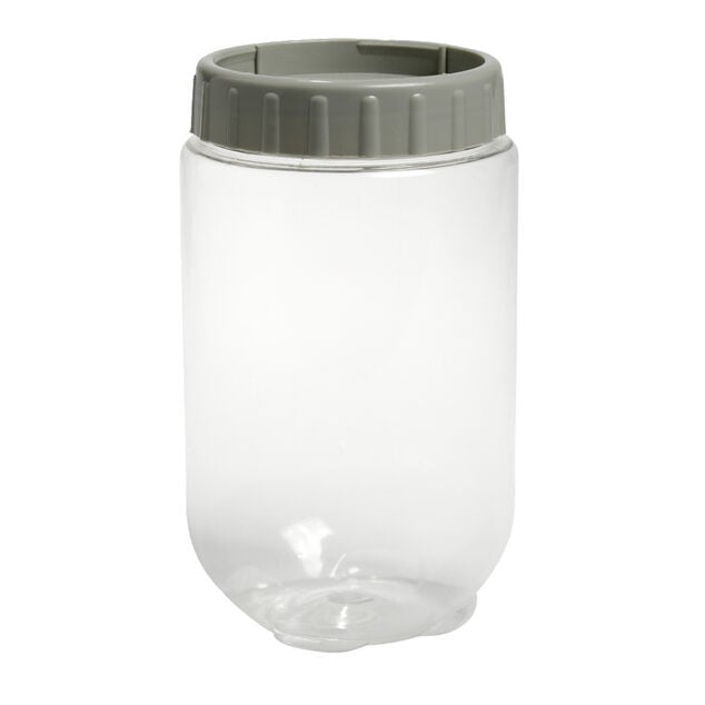 Bo&icirc;te de conservation transparente avec couvercle &agrave; visser 1L