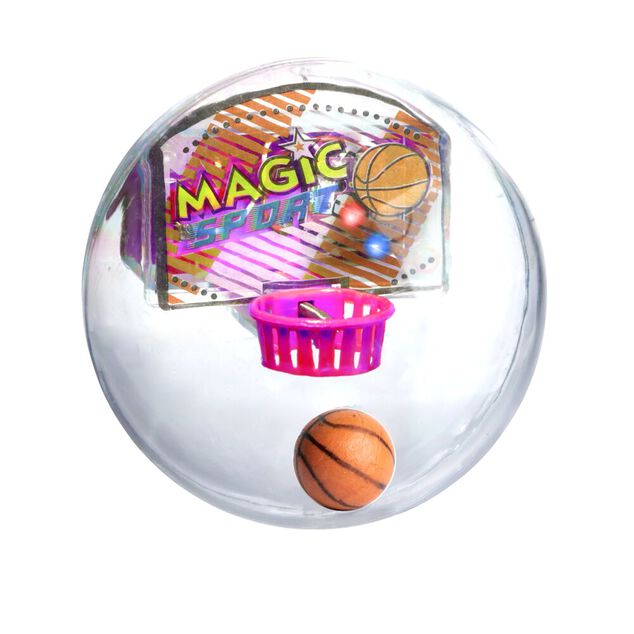 Mini capsule Magic Sport jeu de basket miniature &Oslash;7,5cm (2 mod&egrave;les)
