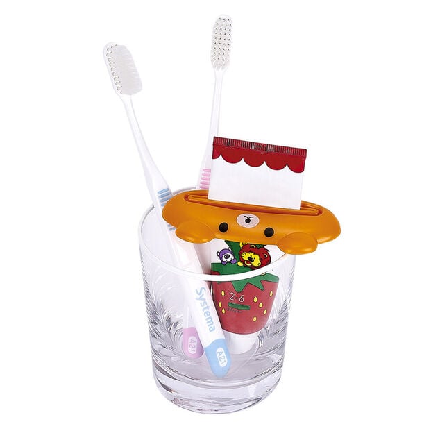 Support pour dentifrice forme animal x4