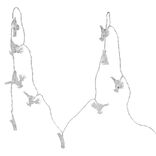 Guirlande lumineuse médaillon Noël 10LED blanc chaud 1,5m