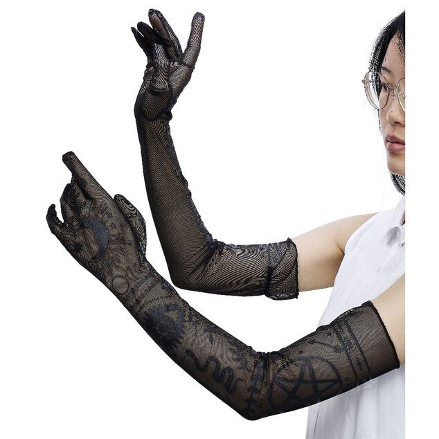 Gants Spirit Halloween noir taille adulte