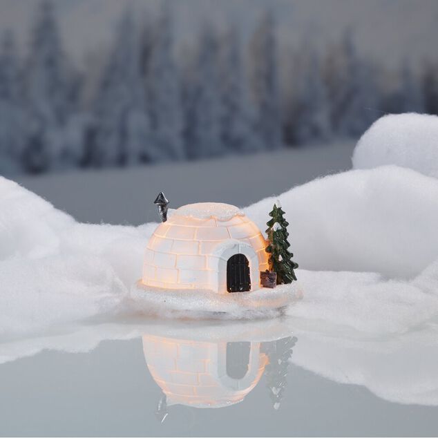 Igloo lumineux village