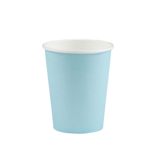 Gobelet bleu clair en carton 25 cl x12