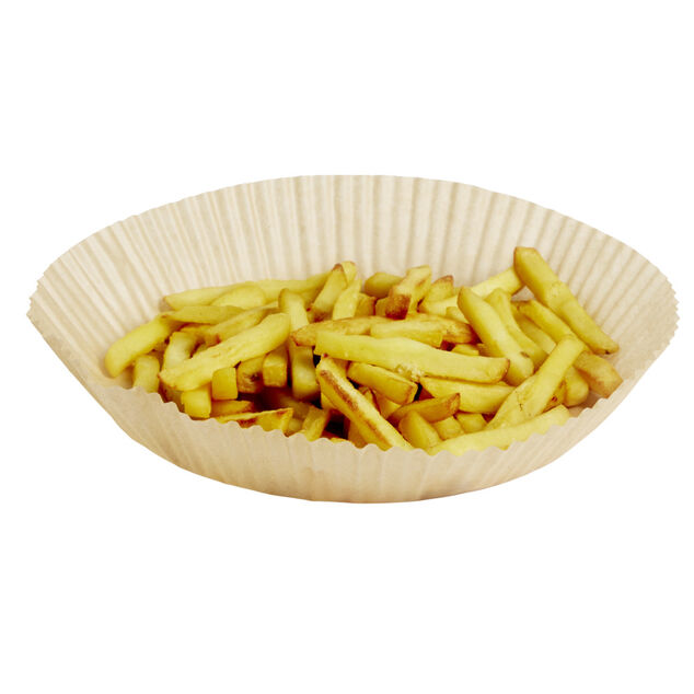 Papier cuisson pour friteuse sans huile 25 feuilles &Oslash;20cm