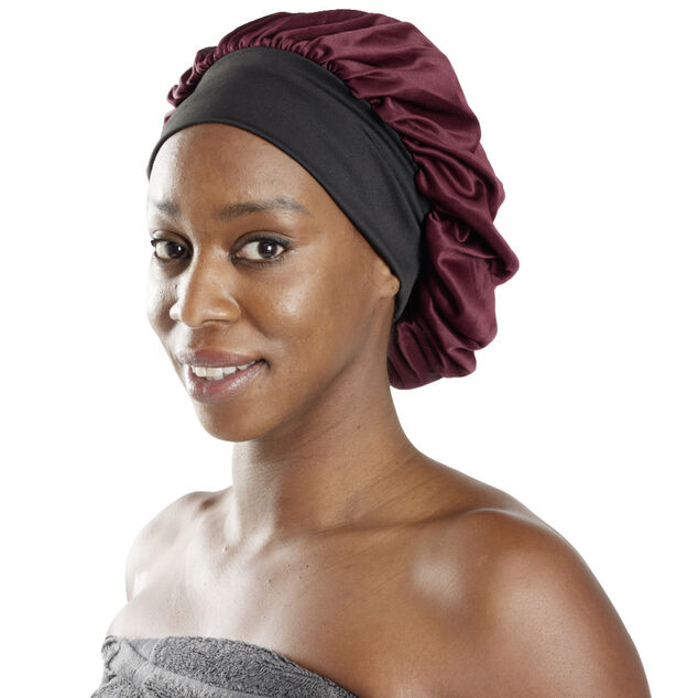 Bonnet de douche satiné 28x24xH28cm (2 modèles)