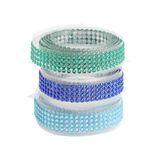 Rouleau de perles colorées adhésives