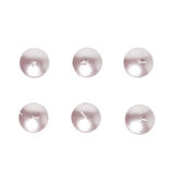 Lot de 6 bougies flottantes cire rose Ø4,5cm