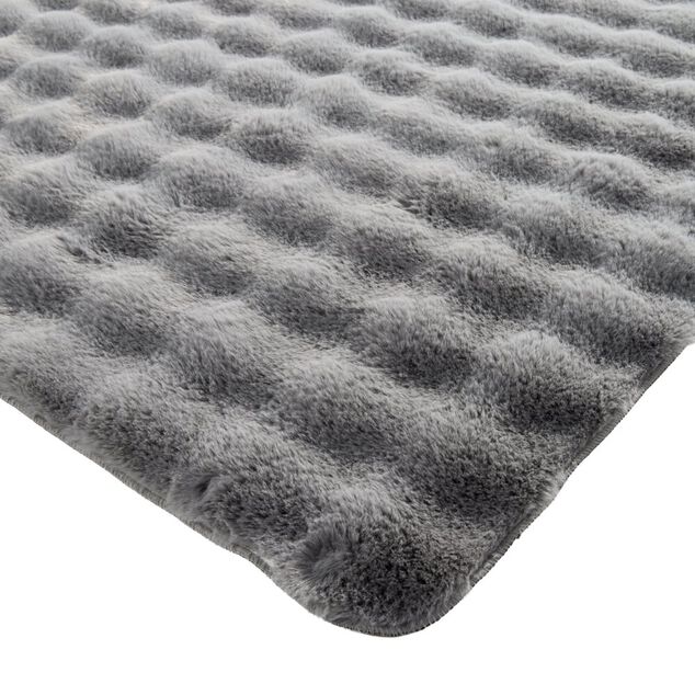 Tapis effet fourrure Bubble 90x150cm (3 mod&egrave;les)