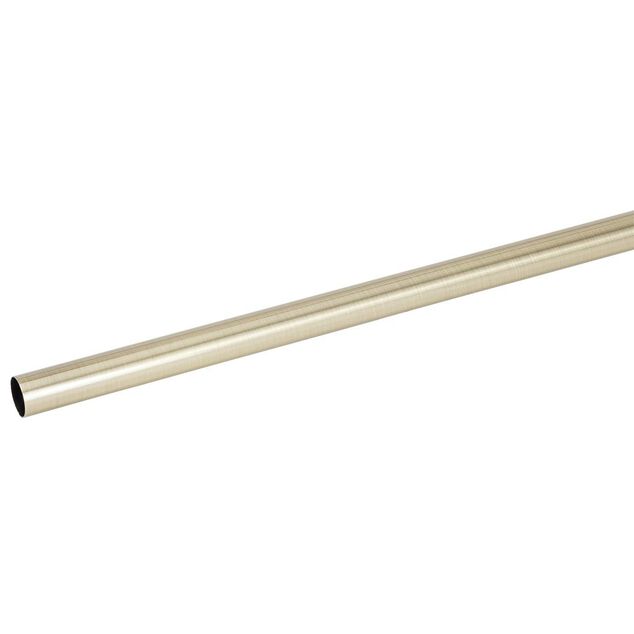 Tringle &agrave; rideau m&eacute;tal dor&eacute; &Oslash;2xL150cm