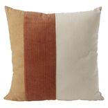 Coussin d&eacute;co tricolore 45x45cm