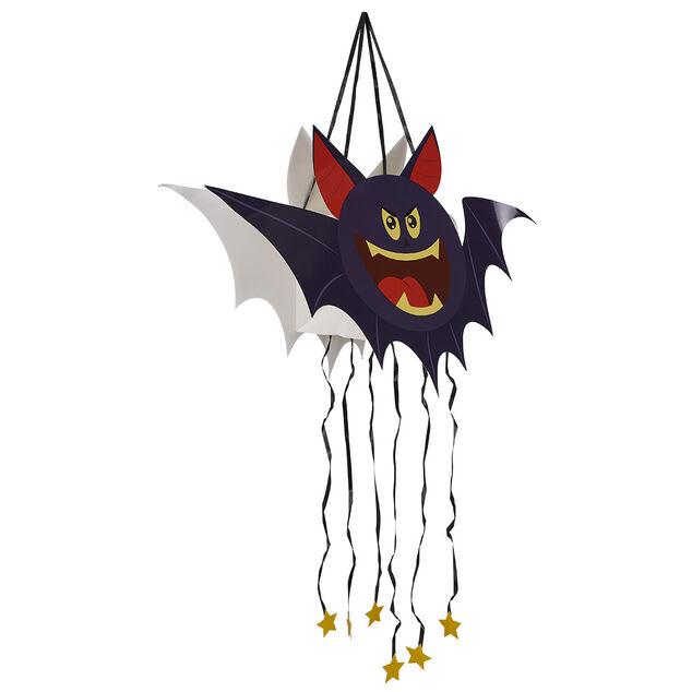 Pi&ntilde;ata pliable chauve souris en carton