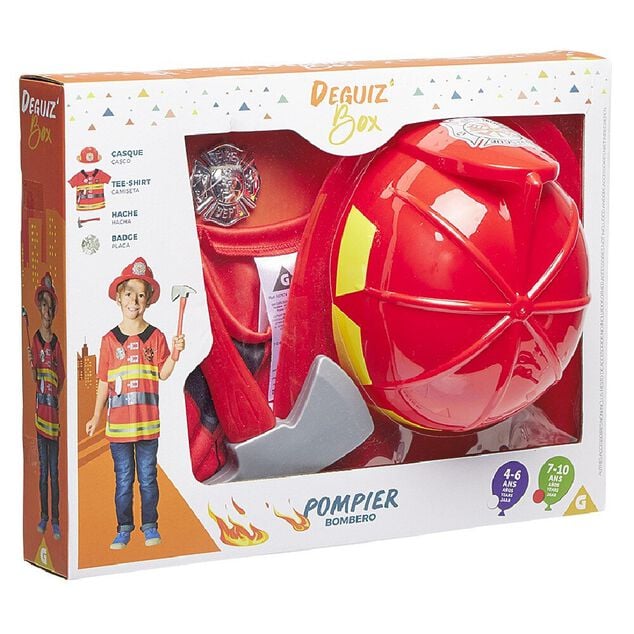 Deguiz'box d&eacute;guisement Pompier - 4/6 ans