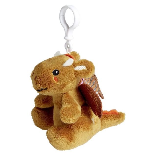 Porte-cl&eacute; peluche dragon 4 coloris