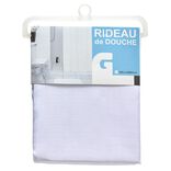 Rideau de douche blanc polyester 180xH200cm
