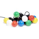 Guirlande solaire guinguette 50LED multicolore design ampoule 5,8m