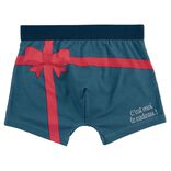 Caleçon homme x2 coton boîte cadeau Noël S/M/L/XL (2 modèles)