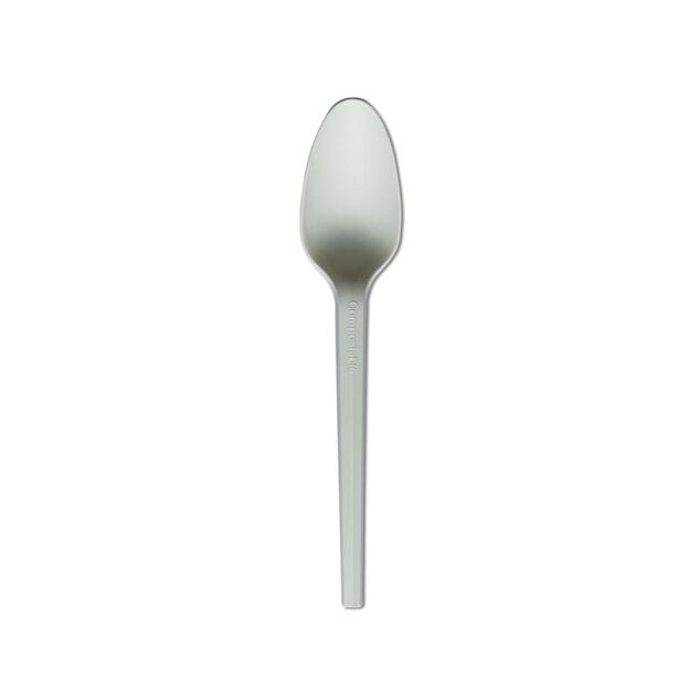 Cuill&egrave;re &agrave; soupe plastique blanc x12