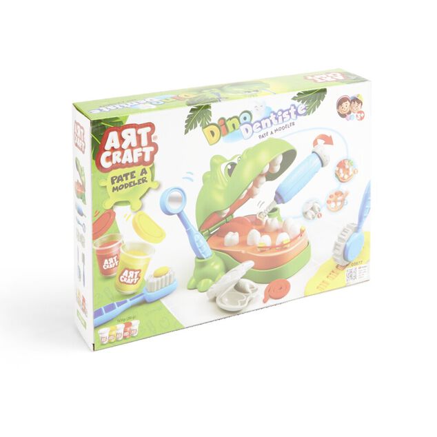 P&acirc;te &agrave; modeler dinosaure dentiste