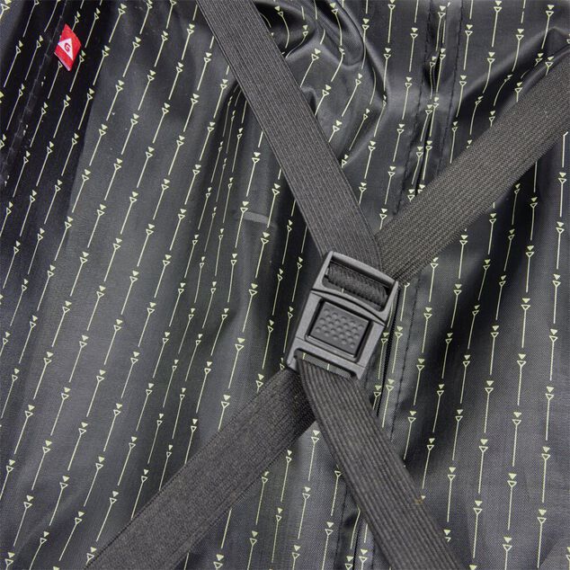 Valise cabine 39L trolley plastique ABS motif tropical avec cadenas 35x23xH57cm