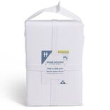 Drap housse 140x190cm polycoton blanc