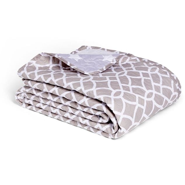 Couvre-lit 220x230cm imprim&eacute; (2 mod&egrave;les)
