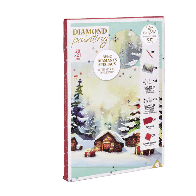 Toile diamond painting 21x30cm - 2 mod&egrave;les