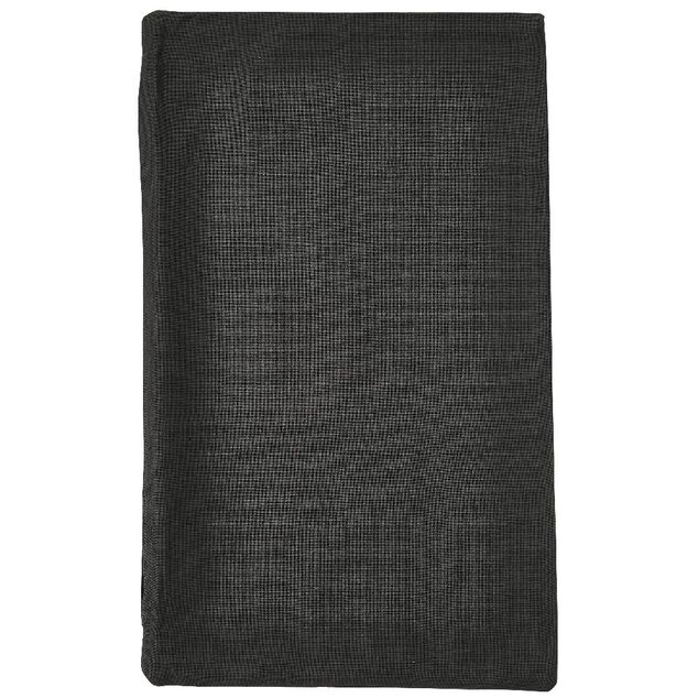 Housse de coussin rectangulaire gris